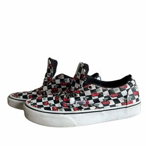 Vans Cherry Checkerboard Lace Up Women's Size 7 Shoe #886
